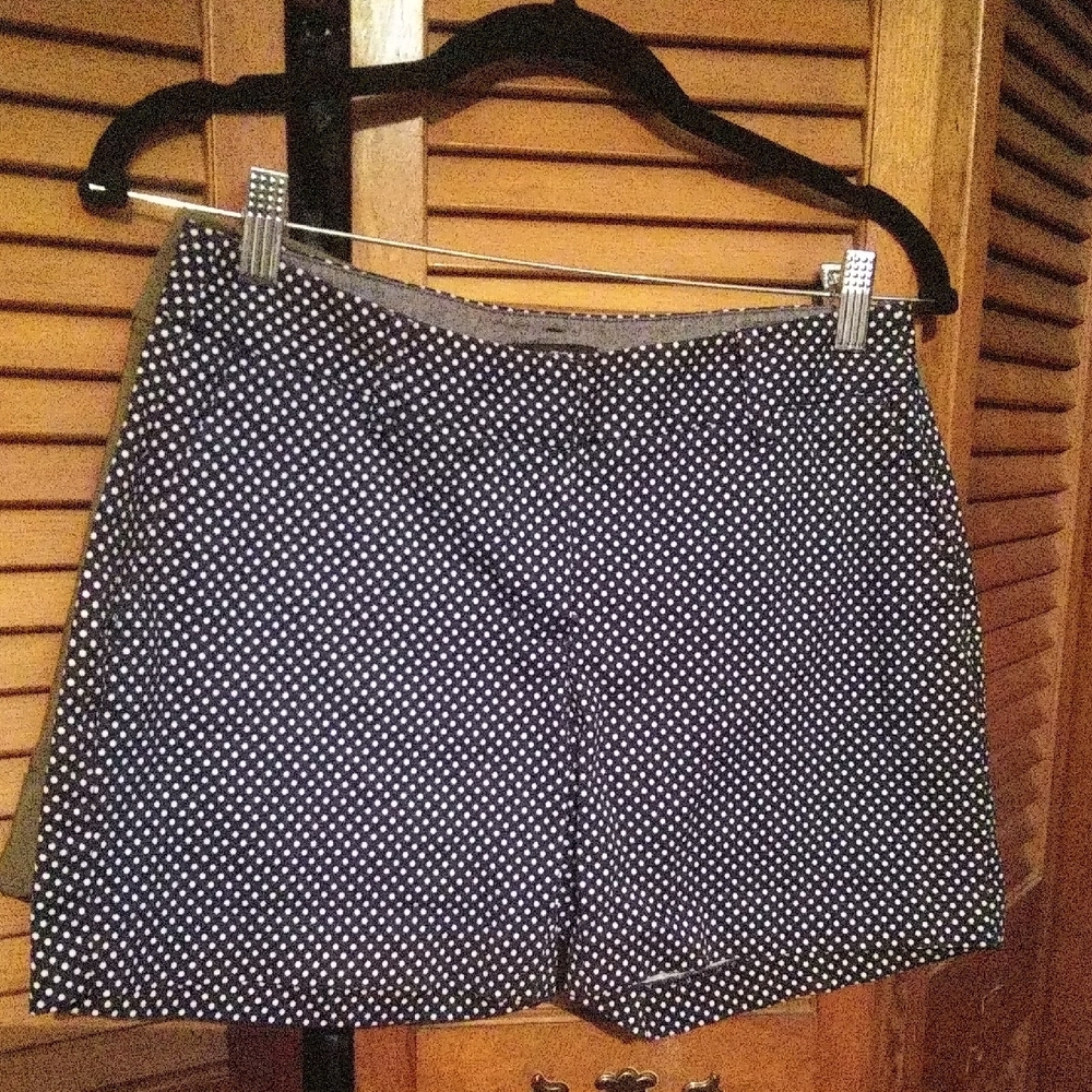 Nautica Navy Polka Dot Shorts, Size 2
